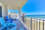 Private Balcony overlooking the Gulf of Mexico with Comfortable Adirondacks for Relaxing 55