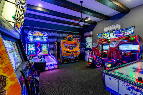 The fun never stops in this incredible game room