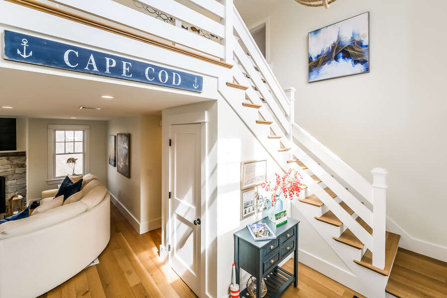 Entrance to Oscar By The Sea - 74 E Bay View Road Dennis Cape Cod - New England Vacation Rentals