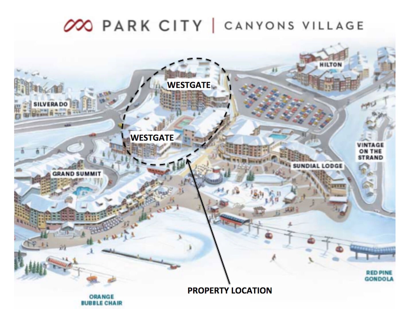 Property is located in the very heart of Park City's Canyons Village
