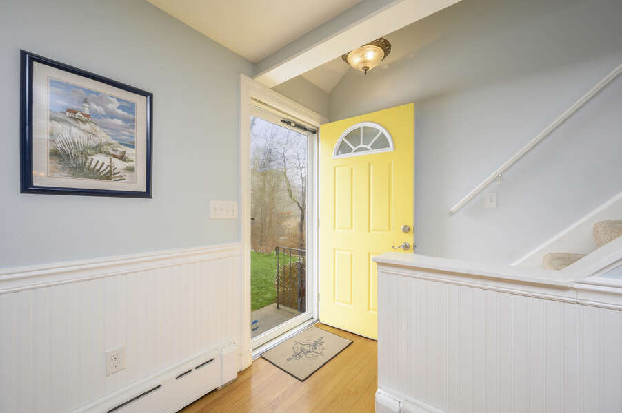 Entry way at 50 Foster Road Hyannis Cape Cod- New England Vacation Rentals