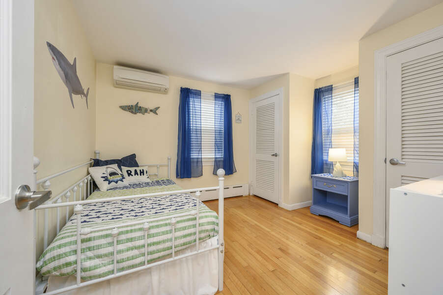 Bedroom #1 twin trundle bed-50 Foster Road Hyannis Cape Cod-  New England Vacation Rentals
