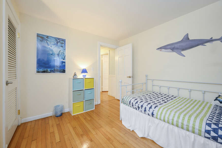 Bedroom #1 twin trundle bed-50 Foster Road Hyannis Cape Cod- New England Vacation Rentals