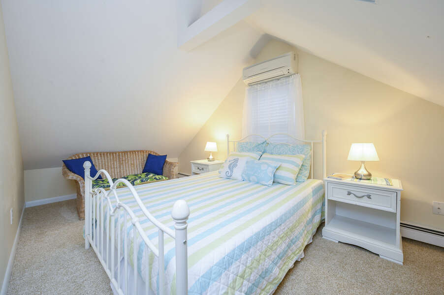 Bedroom #4 upstairs, Queen bed and love seat - 50 Foster Road Hyannis Cape Cod- New England Vacation Rentals
