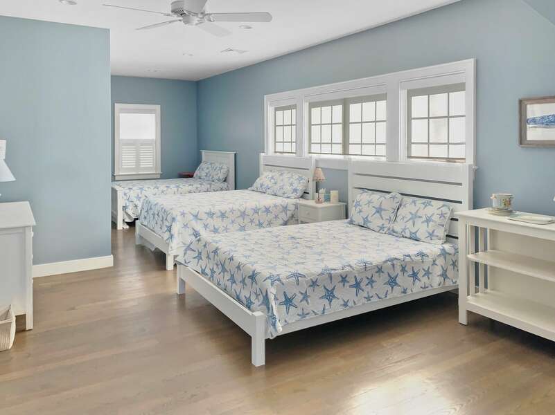 Other Sleeping Area -2 Queen beds, 2 Full beds and a Twin with trundle-445 Lower County Rd Harwich- Cape Cod- New England Vacation Rentals.