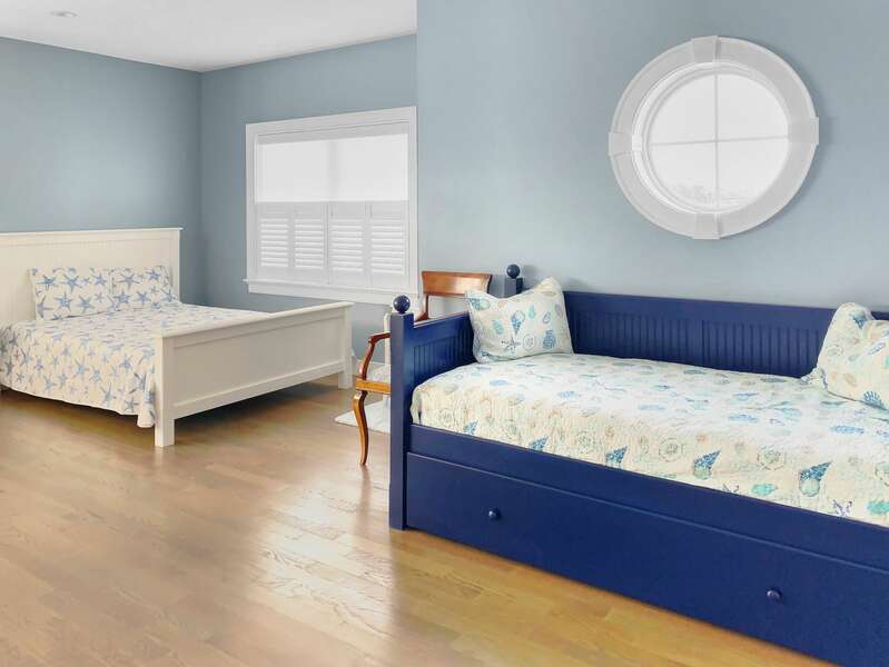 Other Sleeping Area - Large room 2 Queen beds, 2 Full beds and a Twin with trundle-445 Lower County Rd Harwich- Cape Cod- New England Vacation Rentals.