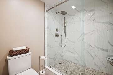 Master Bathroom with large walk in shower
