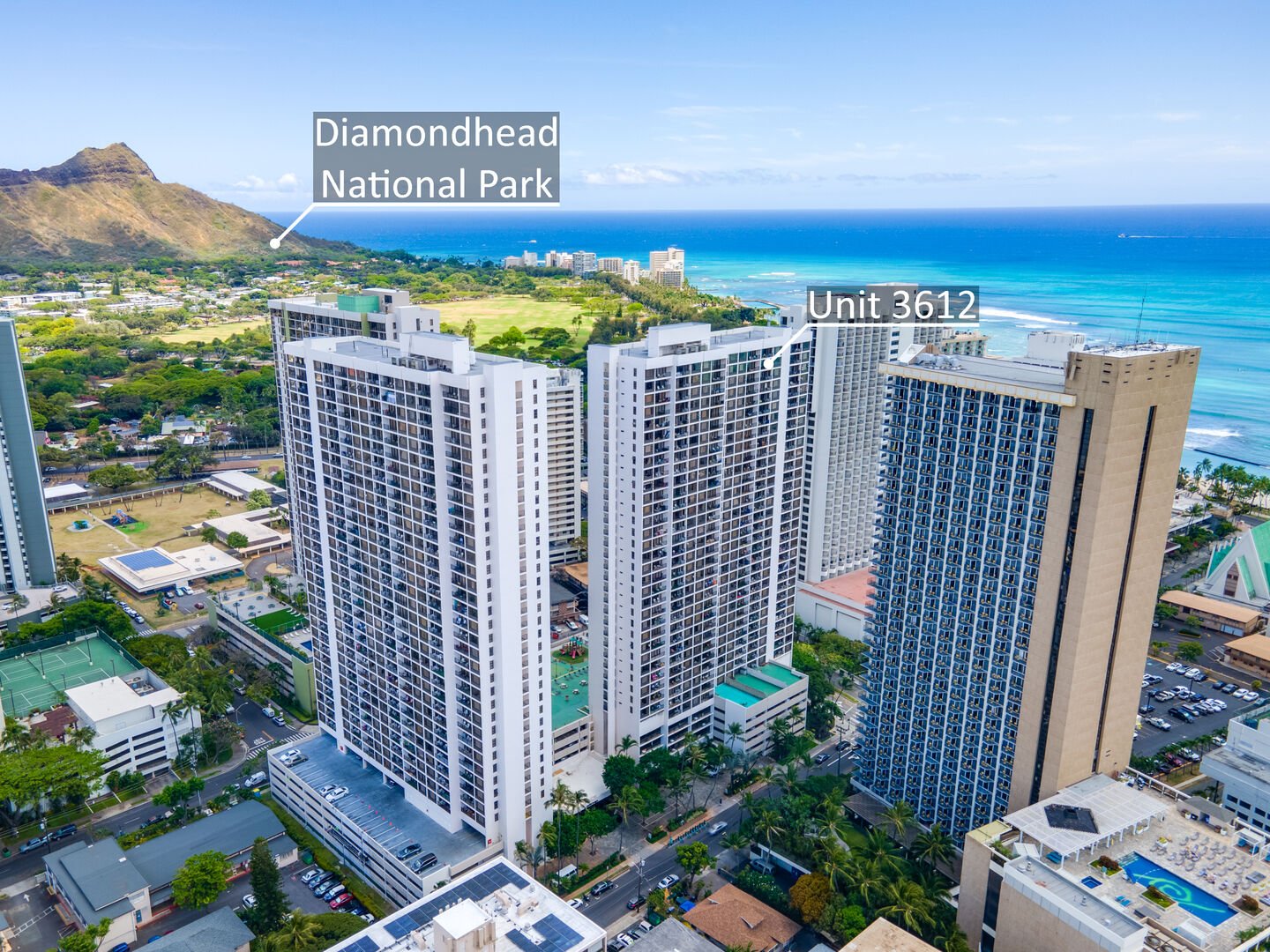 Location of the Waikiki Banyan