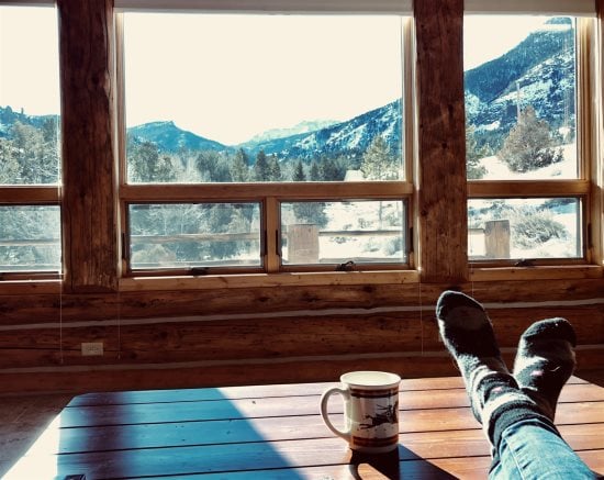 Imagine a cup of morning coffee with these views!