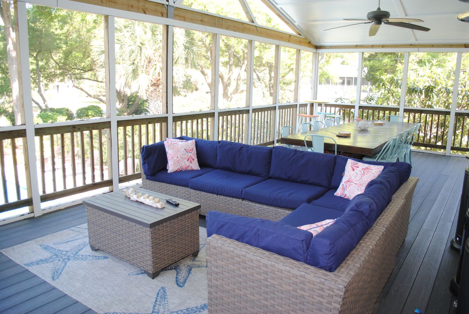 Screen Porch Overlooking Private Swimming Pool