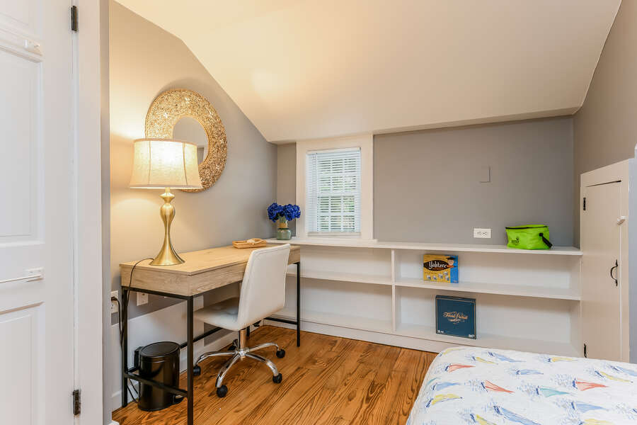 Bedroom #2 Desk for remote learning-75 Pinewood Rd Hyannis Cape Cod- New England Vacation Rentals