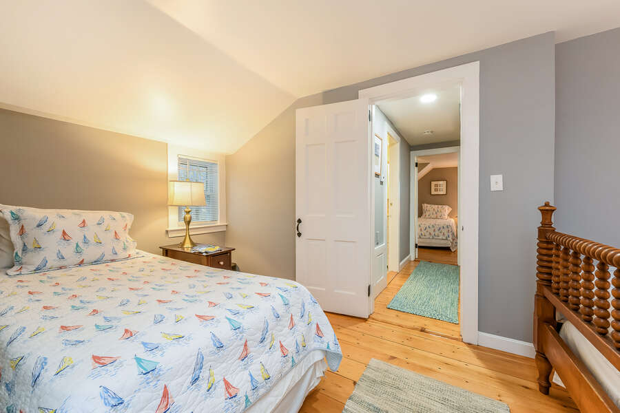 Bedroom #3 across the hall has 3 Twin beds-75 Pinewood Rd Hyannis Cape Cod- New England Vacation Rentals