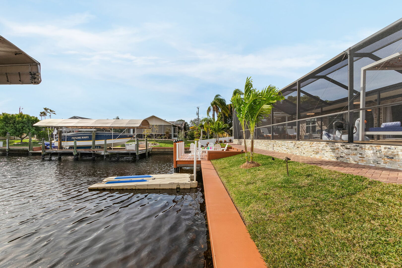 Gulf access vacation rental Cape Coral, Florida
