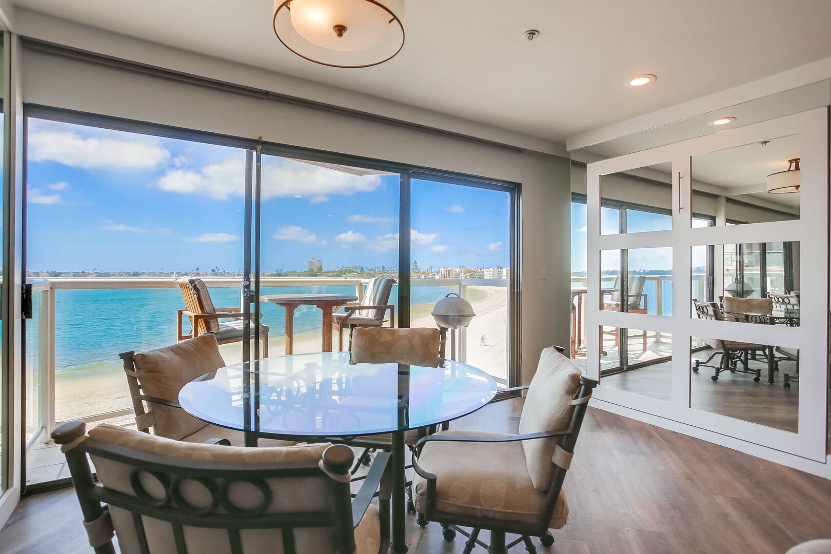 Dining area with a view!