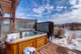Private Hot Tub Patio with breathtaking views, and easy hiking and biking trail accessibility