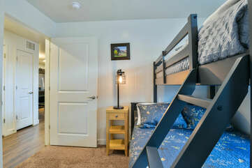 Third bedroom with bunk-beds