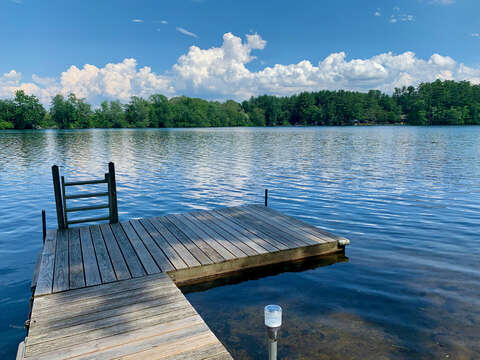 swim dock on lovely Prospect Lake