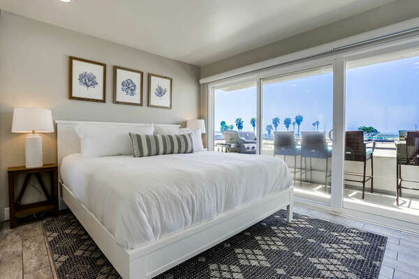 Master Suite with King Bed and Ocean Views