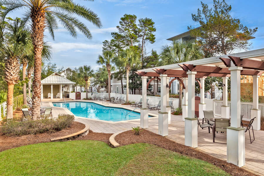 Sweet N Salty; Beautiful heated community pool with grilling gathering area
