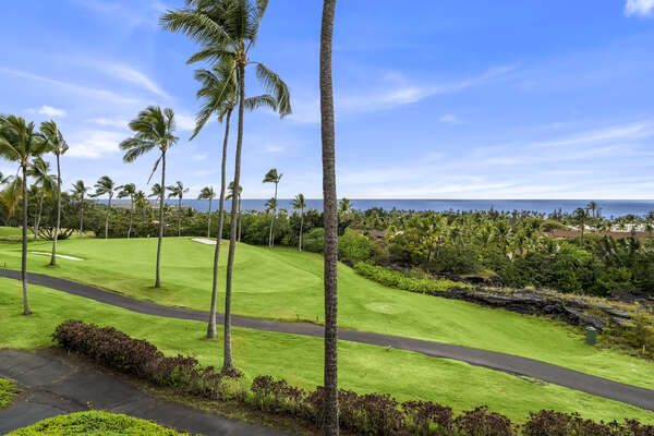 Amazing Pacific Ocean views from the Lanai at Country Club Villas 338