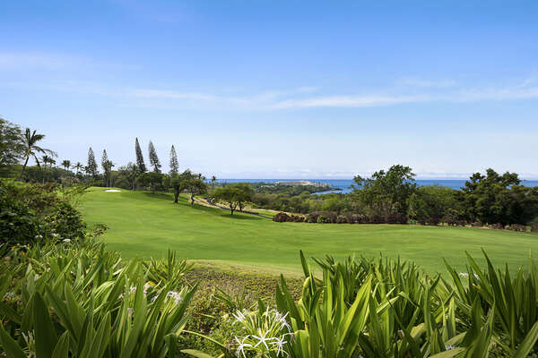 Views of the Fairway and Ocean at Kona Country Club Villa