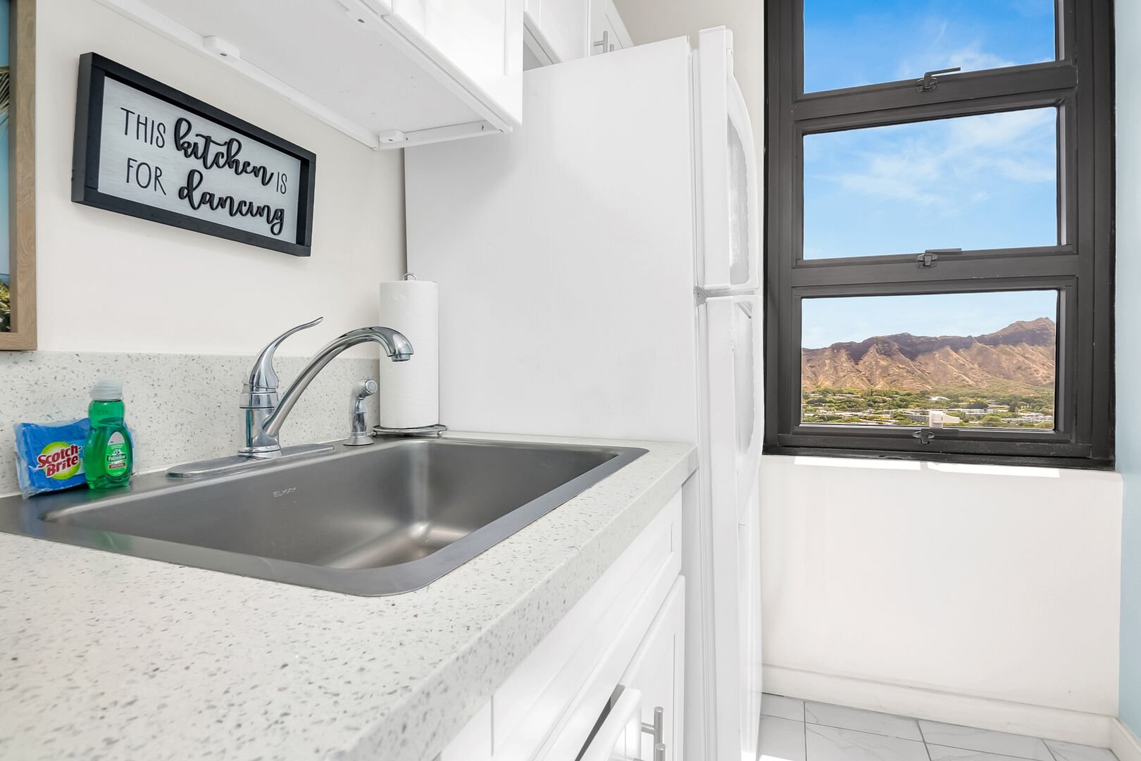 The beautiful view from your kitchen window. The beautiful view from your kitchen window.