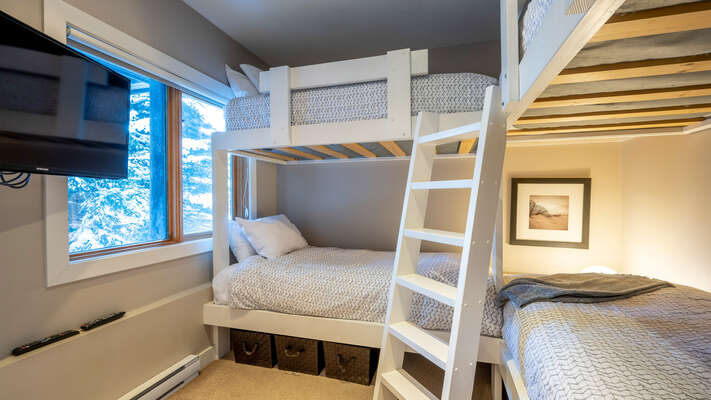 Lower Level - 3rd Bedroom With Single Bunks