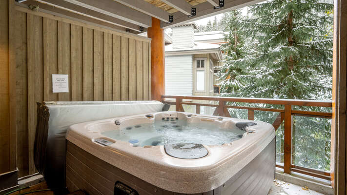 Hot Tub, Accessed from Lower Level