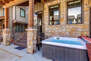 Main Level Private Hot Tub Patio off of Dining Room