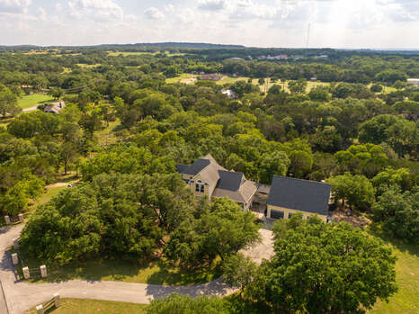 Overhead view of Hill Country Dream Ranch