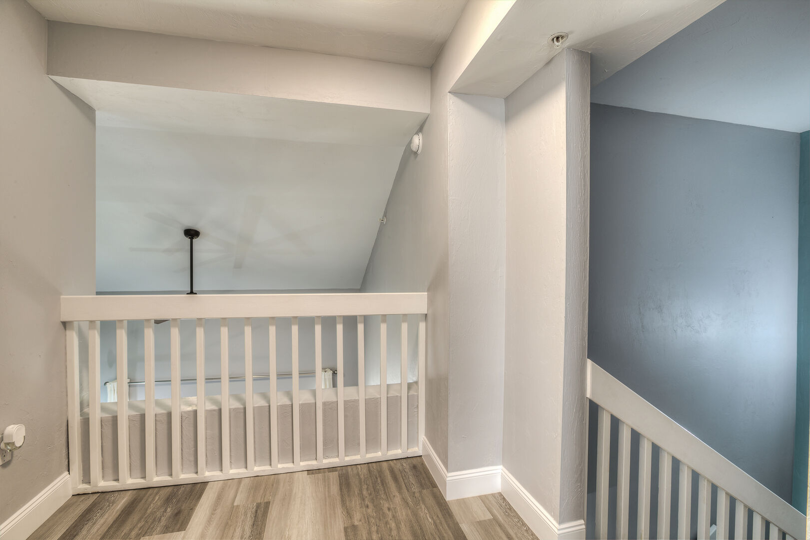 Upper landing of this Fort Myers townhouse.