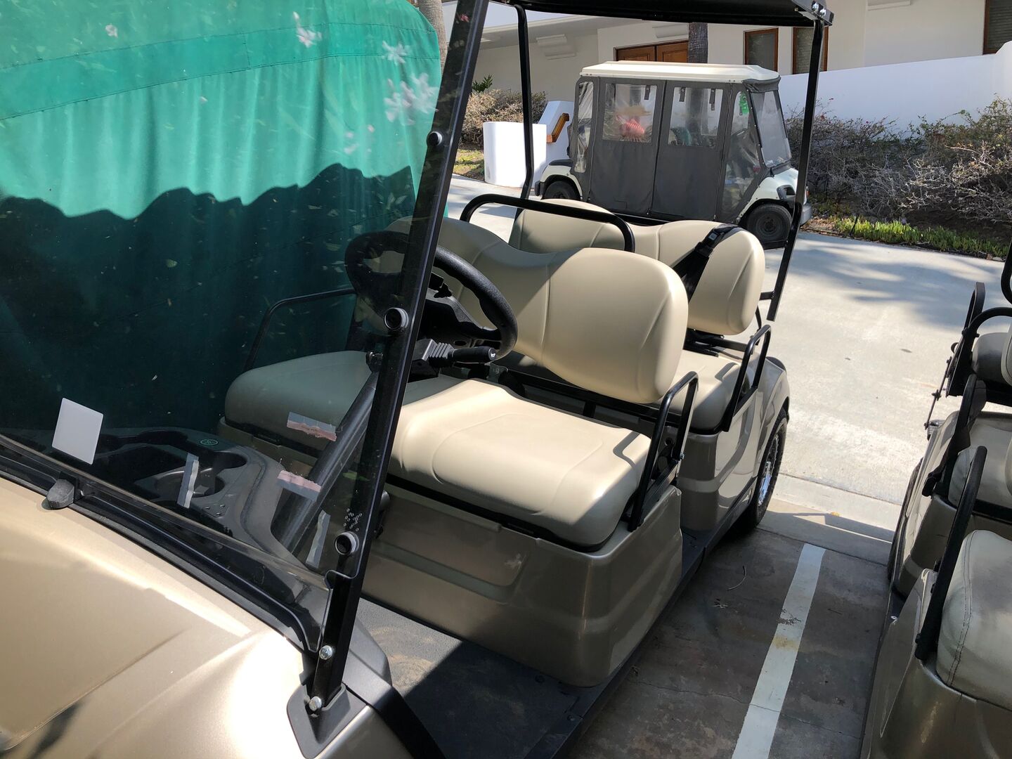We provide a golf cart for your stay to explore Avalon