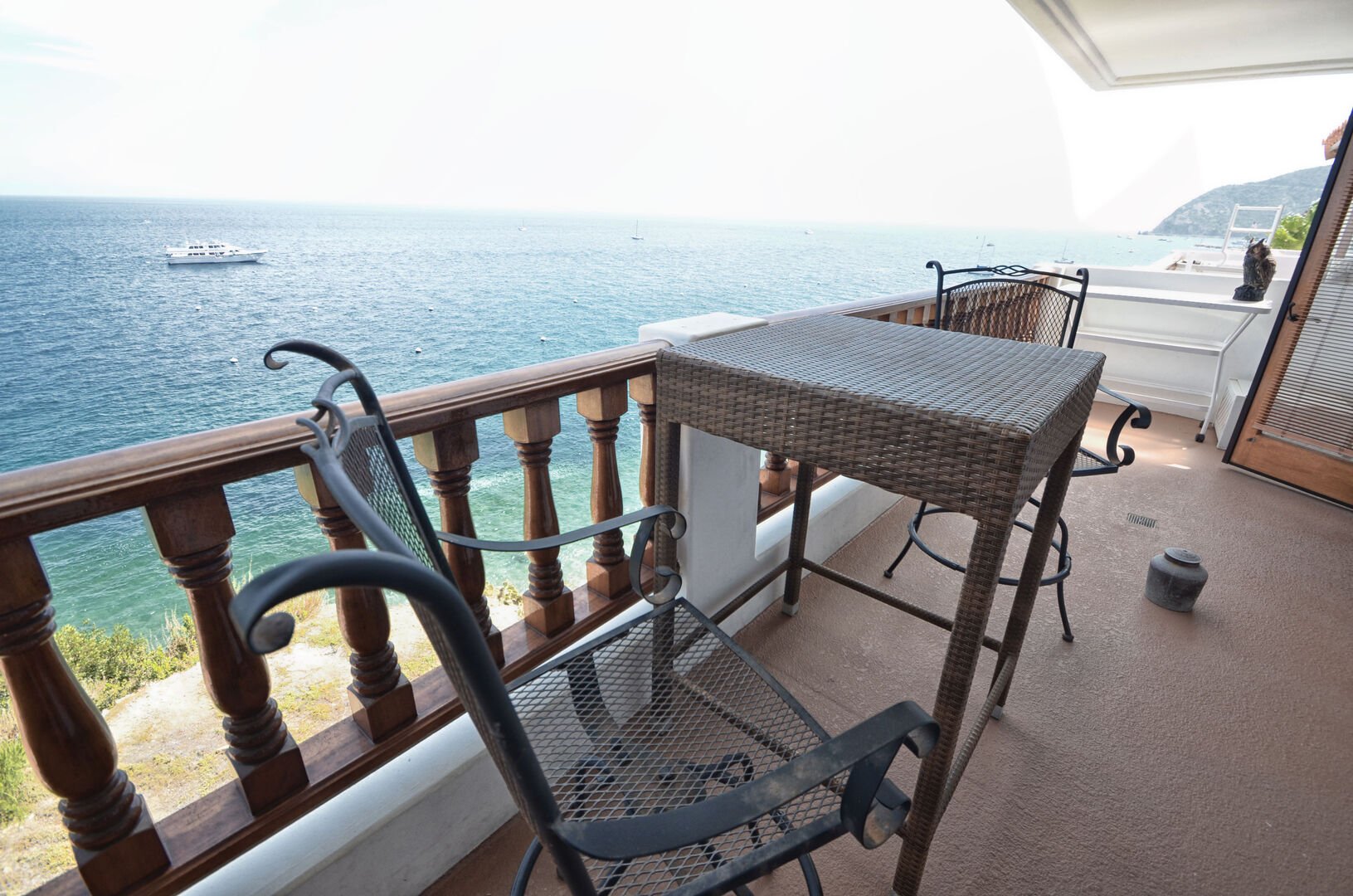 Relax on your private balcony with spectacular views