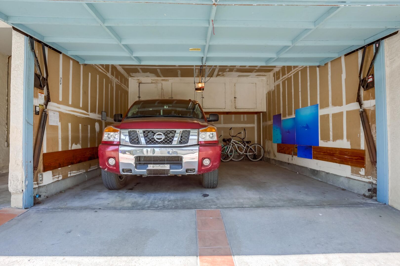 Garage is shared between unit #1 and unit #3