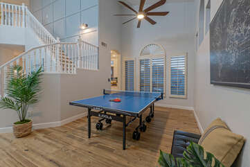 The indoor recreation choices  include table tennis for 2 or 4 plus an assortment of board games.