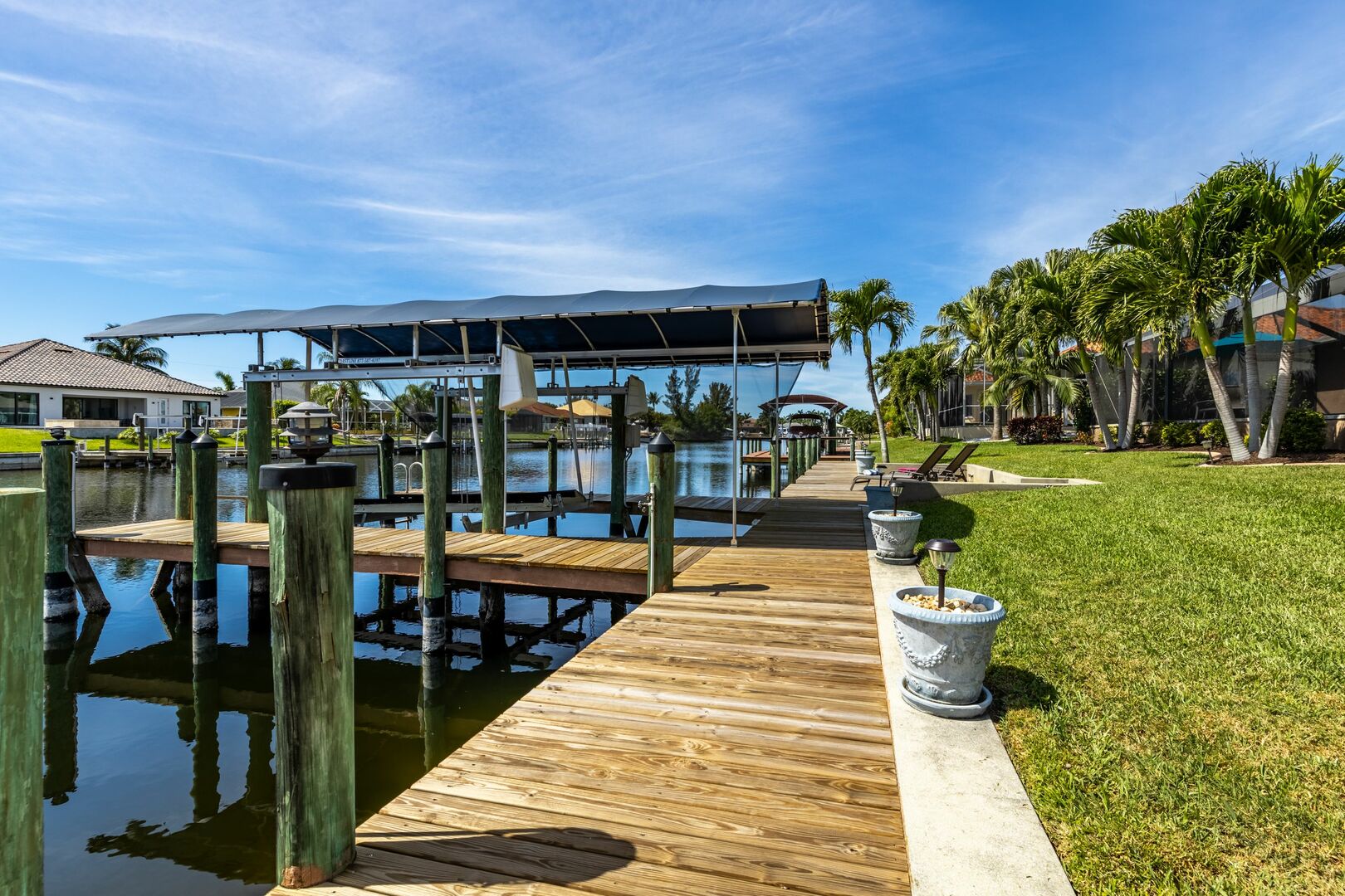 Dock at vacation rental
