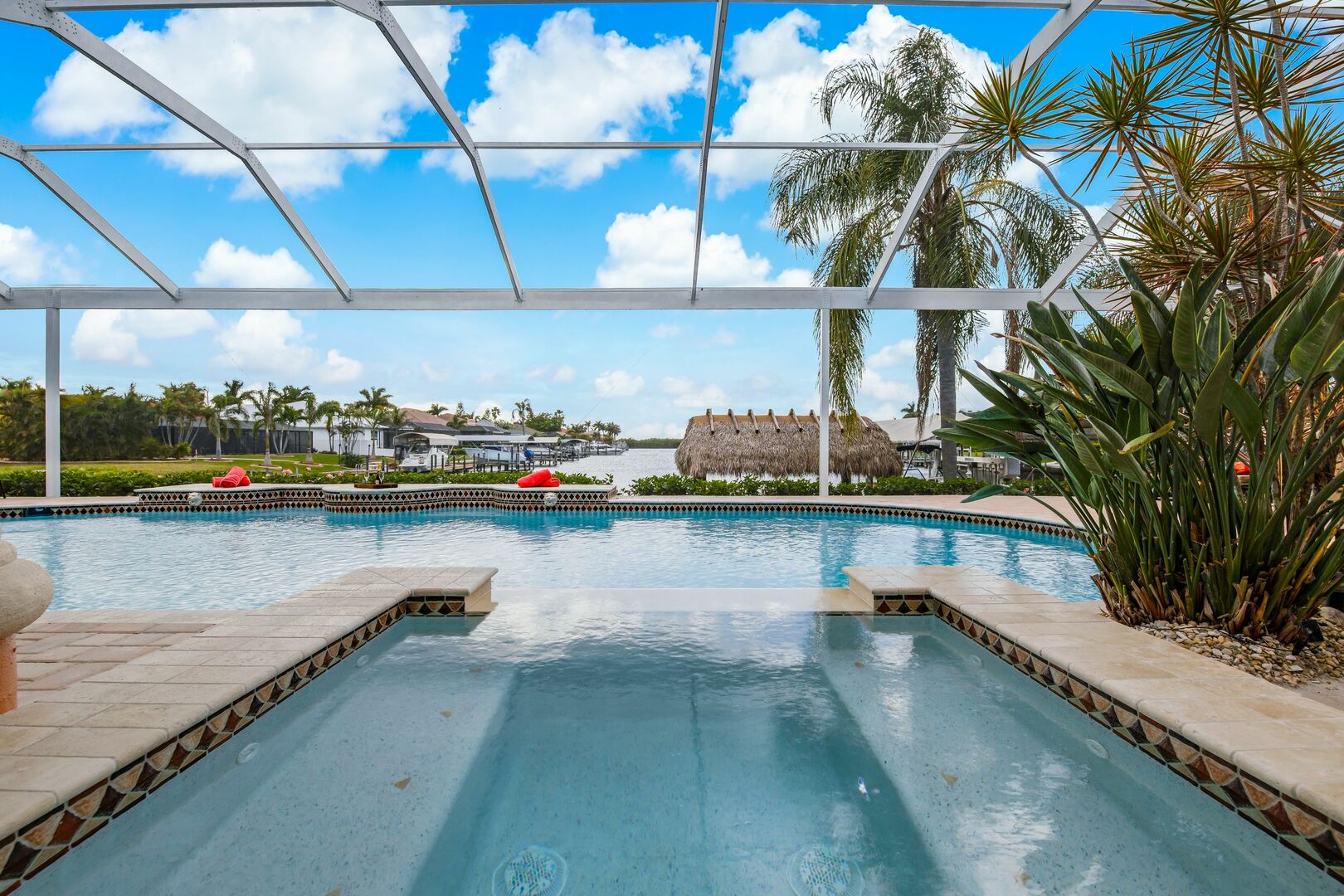 Heated pool vacation rental in Cape Coral