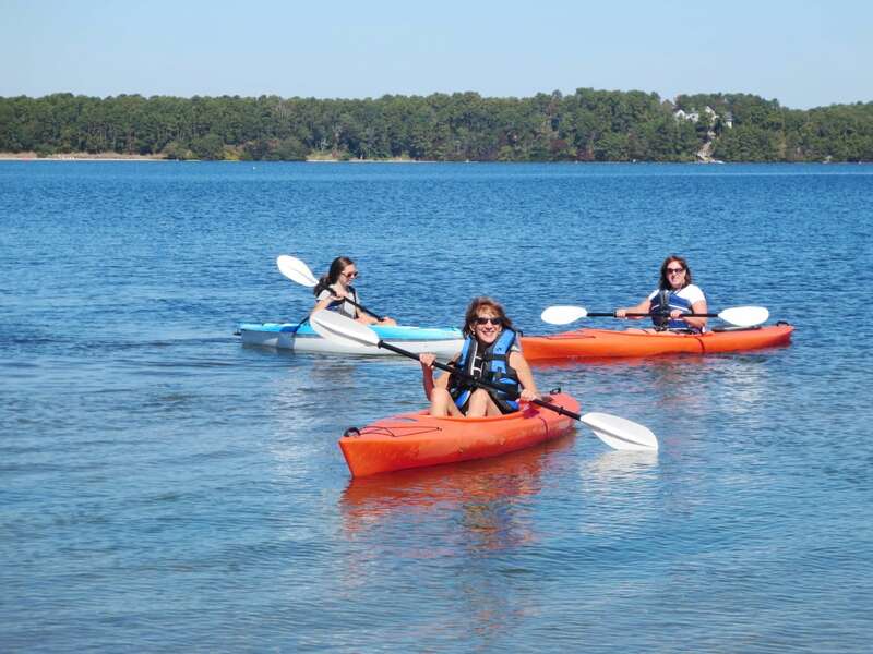 Kayaking at Long pond- Harwich- Cape Cod- New England Vacation Rentals