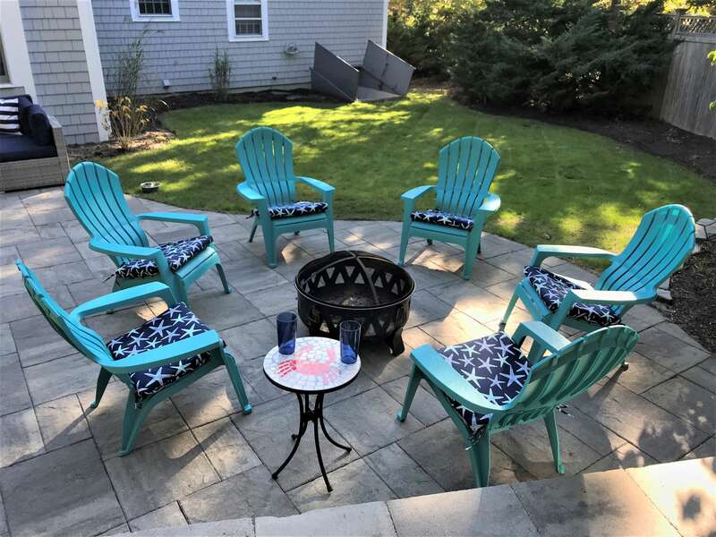 Starry nights around the fire pit at -46 Har-Wood Ave Harwich- Cape Cod- New England Vacation Rentals