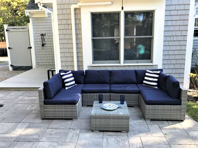 Time to relax on the patio at -46 Har-Wood Ave Harwich- Cape Cod- New England Vacation Rentals