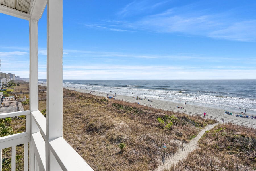Windsong 302 - vacation home in Windy Hill, North Myrtle Beach | balcony view | Thomas Beach Vacations