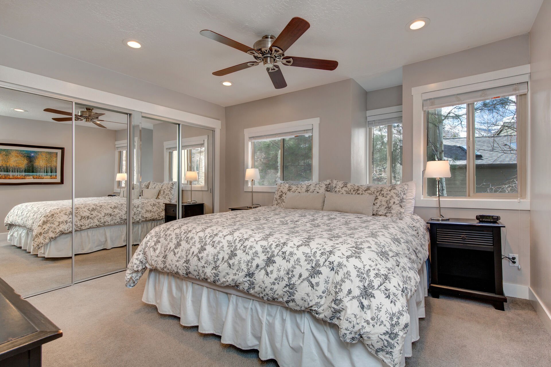 Master Bedroom with king bed, 48