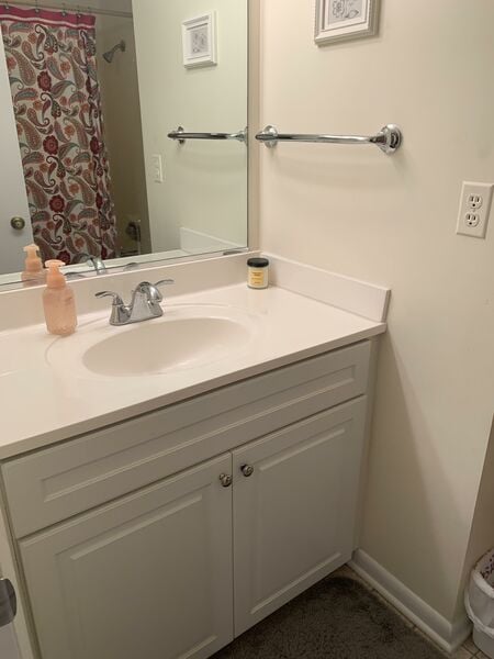 2nd Bathroom sink, hallway