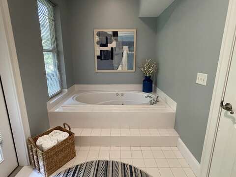Master Bedroom has both a jetted tub and a walk-in shower.