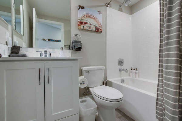 Third Floor - Shared Bathroom w/ Tub Shower Combo