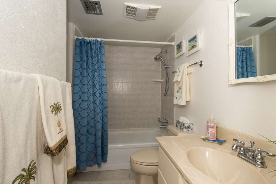 Bathroom in our Vacation Rental in New Smyrna Beach