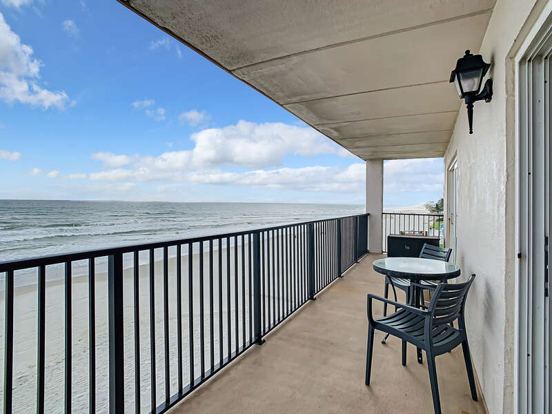 Balcony in our New Smyrna Beach FL Rental