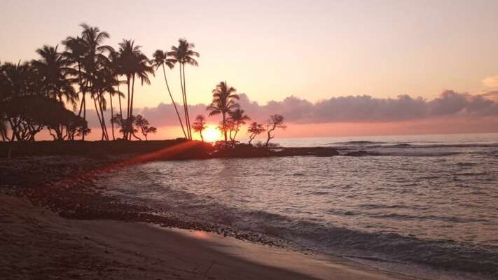 Sunset from the Mauna Lani Beach Club