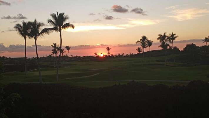 Sunset from the Mauna Lani Beach Club