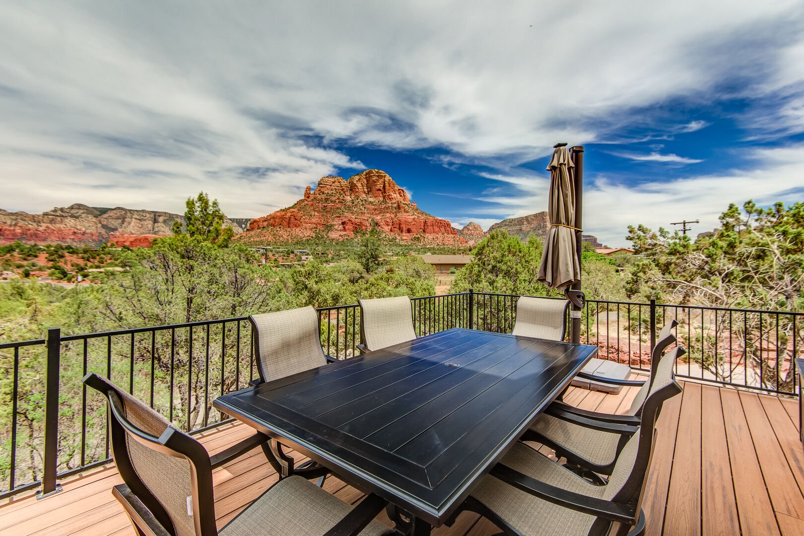 Expansive Trex Deck Surrounded with Stunning Views